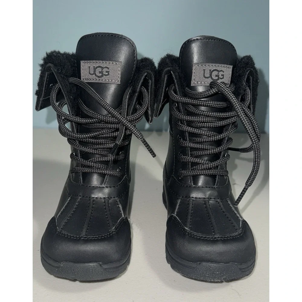 UGG Kids 10 Snow Boots Butte II CWR Waterproof Cold Weather Winter Outdoor Cozy